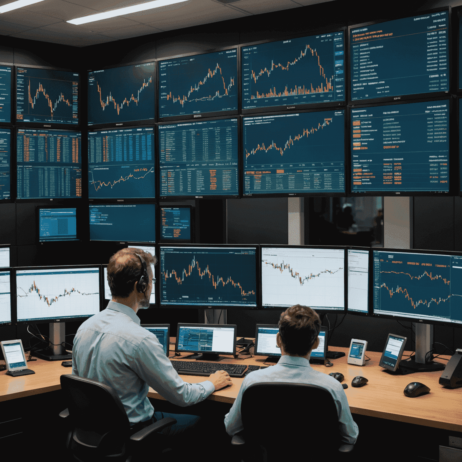 A split-screen image showing traditional oil trading methods on one side and AI-powered trading systems on the other, highlighting the contrast in efficiency and accuracy